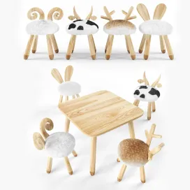 Animal wooden set